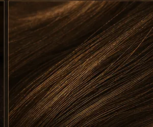 Close-up view of metallic filaments